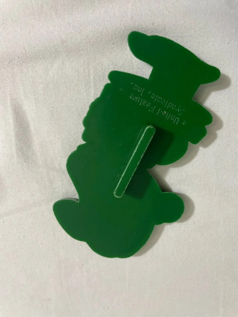 United Feature Syndicate Snoopy Flying Ace Plastic Cookie Cutter Green 4